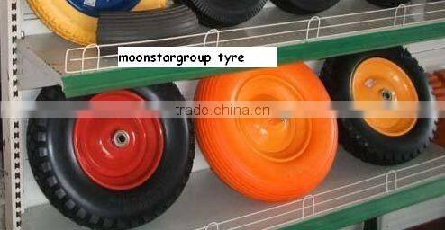 Pneumatic air rubber wheel PR1003