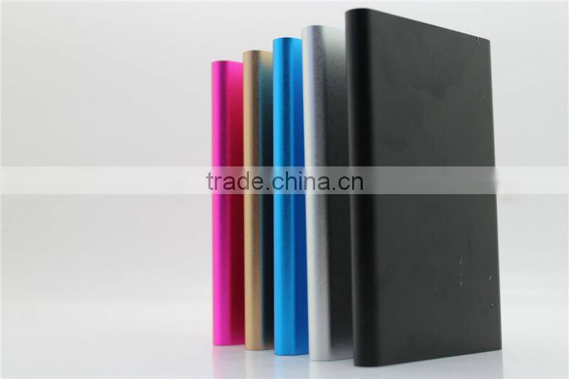 New mini power bank 4000mah metal shell power bank with With LED Torch