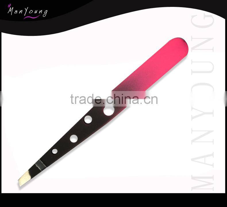 Promotional Item, Stainless Steel Slant Tip Eyelash Tweezers