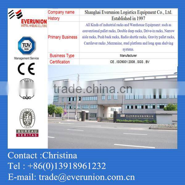 Hot selling warehouse industry drive-in pallet rack