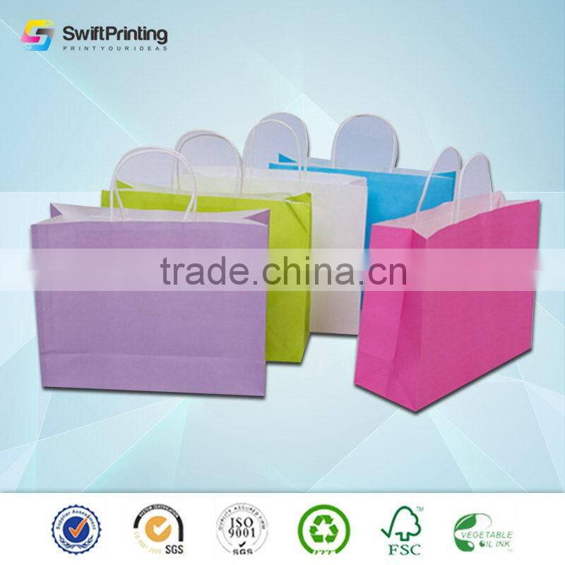 Factory latest oem cute paper gift bag