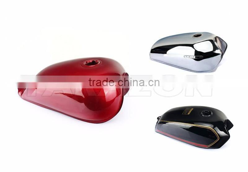 Motorcycle Engine Parts Gas Tank and Side Cover for Cafe Racer Honda CG125 Fuel Tanks