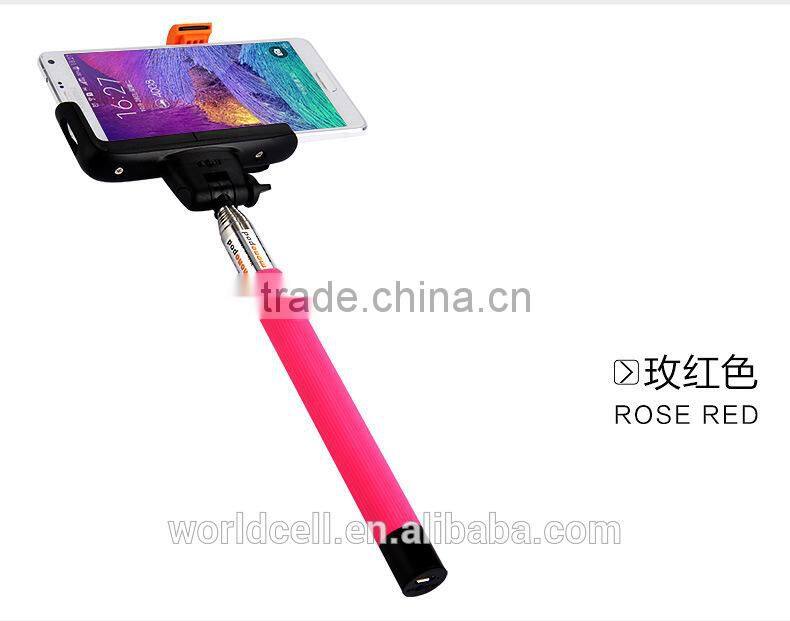 alibaba express colorful bluetooth selfie stick with bluetooth