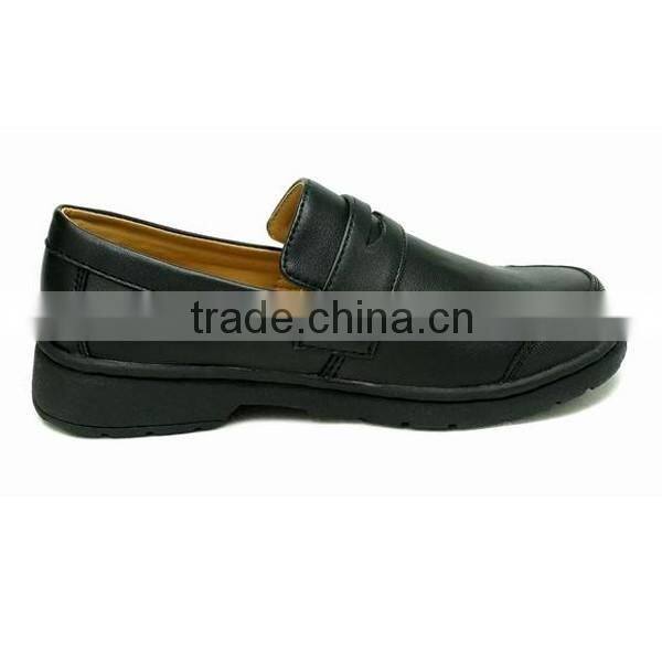 Bulk Wholesale 93G093 Slip-on Artificial Leather School Shoes for Boys