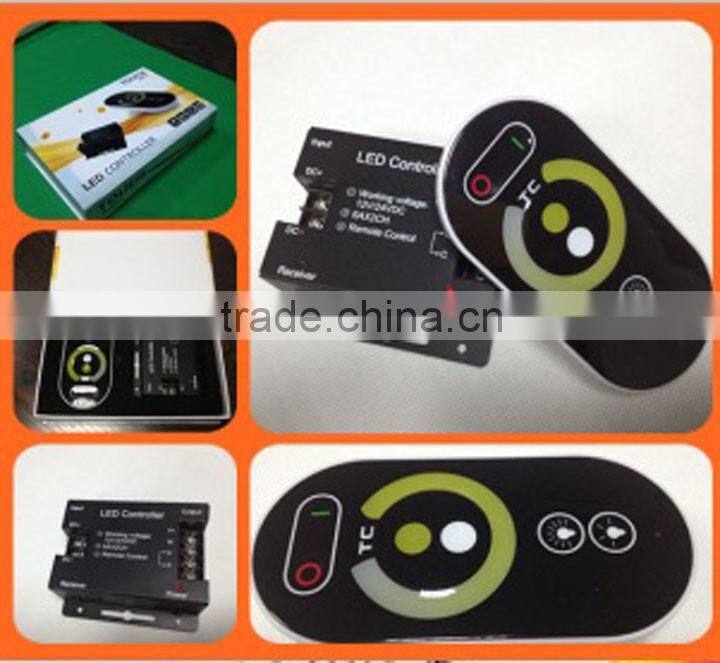 Hot sale 18A 433mhz Touching Remote LED CCT Controller