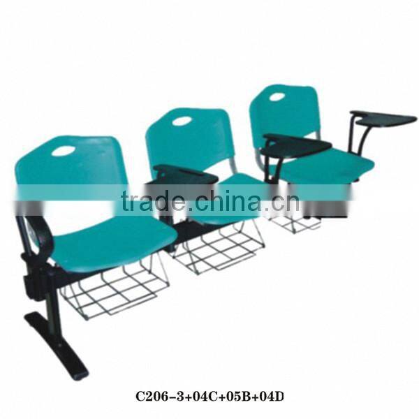 Used amusement park waiting chair airport bench seating E204-2