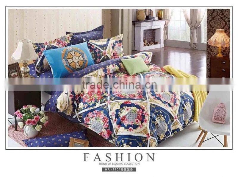 Colorful Patten Bedding Set (4 or 6 Piece Bed in a Bag)factory for bedding set