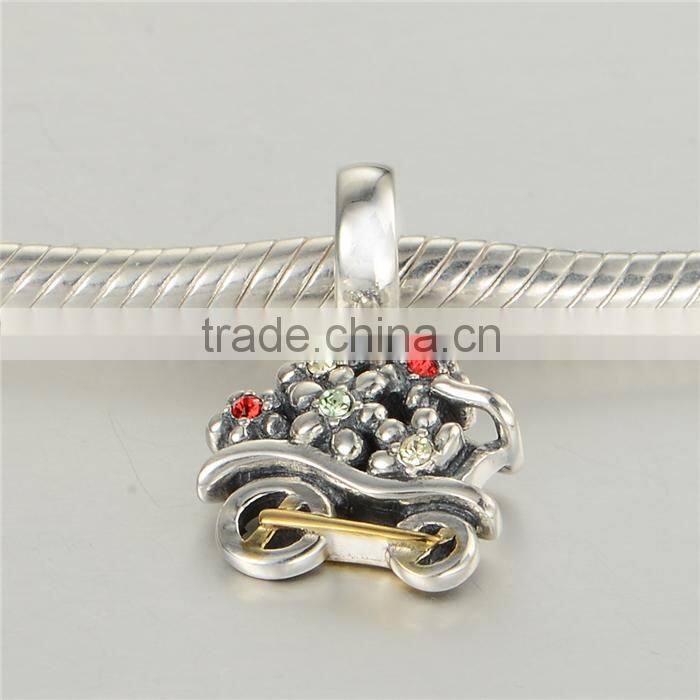 S925 New Arrival Bike Design Fashion Bracelet 2016