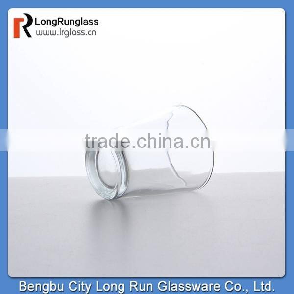 LongRun bengbu high quality unbreakable round heavy bottom wine glass