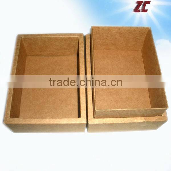 Factory Direct Sale Small Brown Kraft Paper Box with PVC window