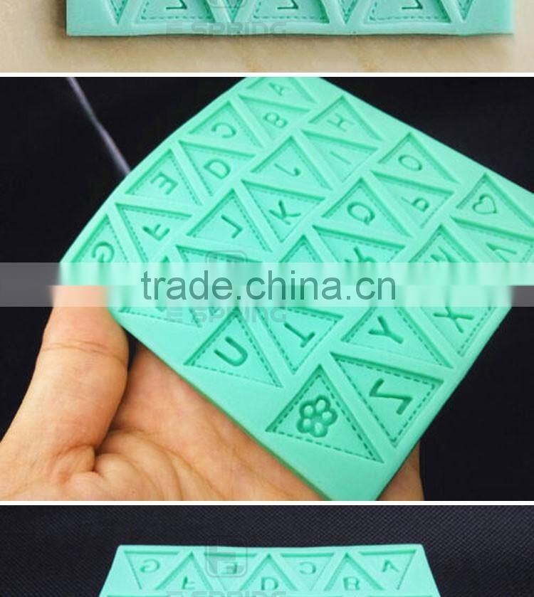 Silicone Letter Mold Candy Making Alphabet Fondant Molds