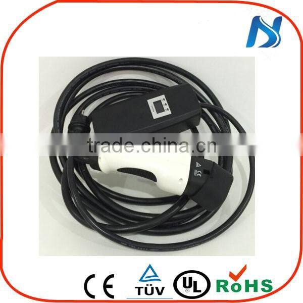 EVSE T1 to T2 charging plug/32 A J1772 to iec62196 cable