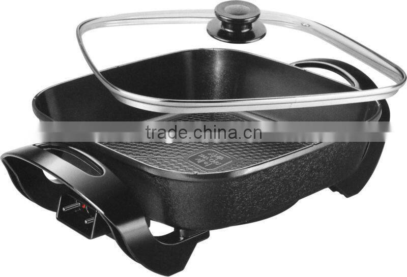 40cm sized electric round pizza pan with 1500W