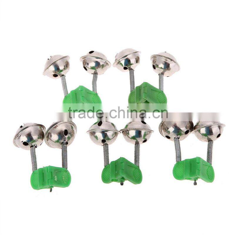 5Pcs Big Twin Bells Fishing Bite Alarm Clip on Fishing Rod Fishing Accessory