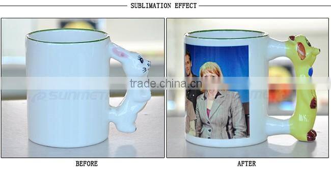 Sunmeta MKB ceramic animal mug best sublimation china