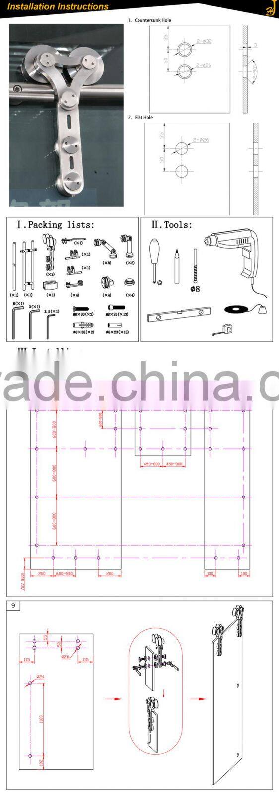 Factory supply sliding shower door roller