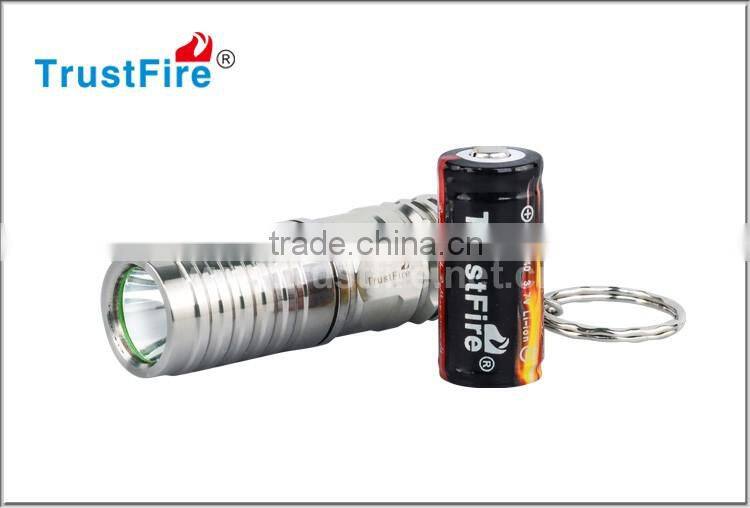 2016 high performance waterproof mini led flashlight with 1*16340 battery 480LM 3 modes mini led torch