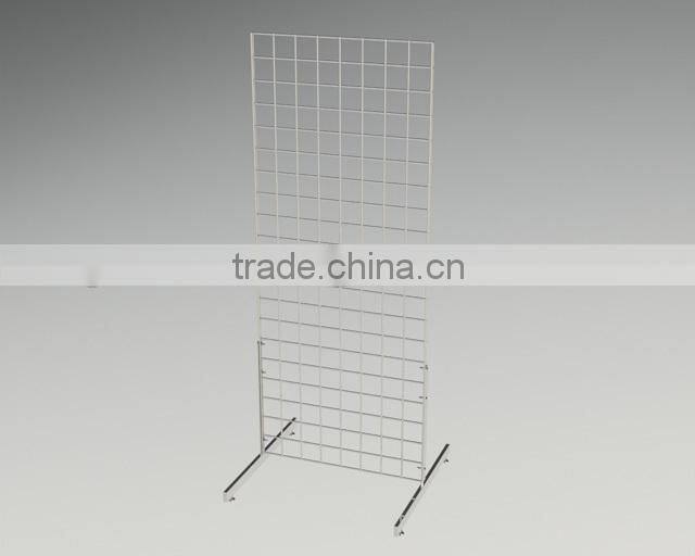 China Factory Metal Chrome Gridwall Panel,Grid Wall Freestanding
