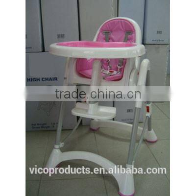 Kids plastic nursing chair multi-function baby highchairs