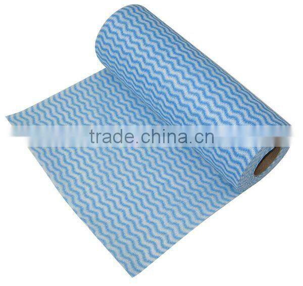 Polyester nonwoven fabric roll, spunlace nonwoven fabric