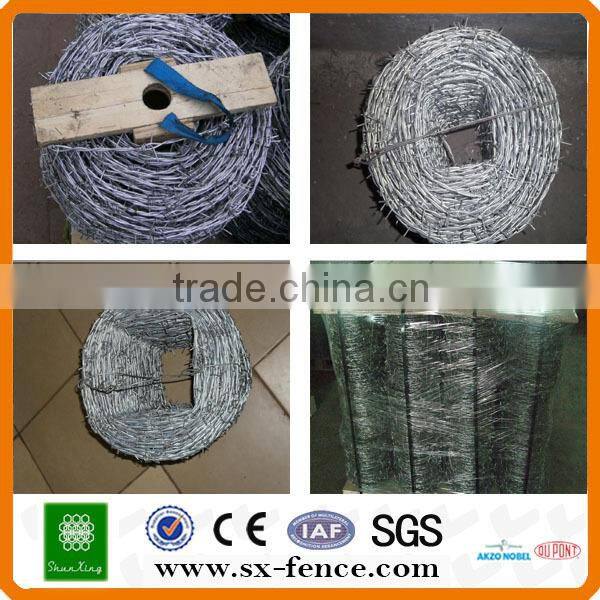 ISO,SGS,BV professional manufacturer Galvanized Barbed Wire Price