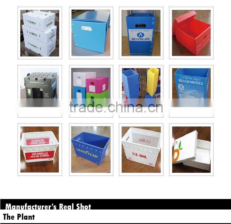 outdoor pp corrugated plastic recycle bin