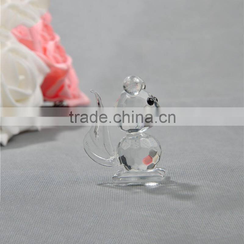 cheap price crystal animal furnishing articles for office decoration
