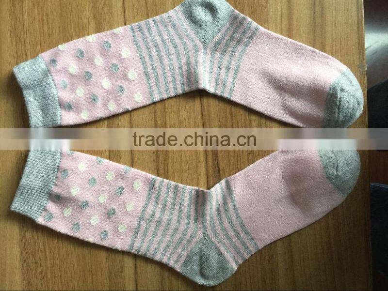 16PKSK01 winter warm multi solid colour cashmere sock