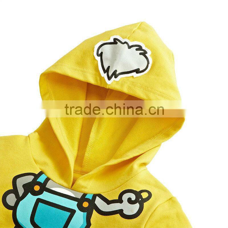 Kids Terry Cotton Hooded Sweatshirt