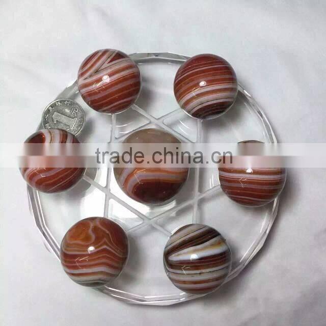 Wholesale Nature crystal agate sphere seven star sphere