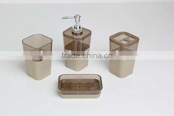 4pcs complete bathroom set,soap dispenser set