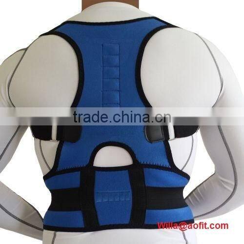 2016 Hot selling Magnetic Orthopedic Back posture support brace, High Quality Posture Corrector