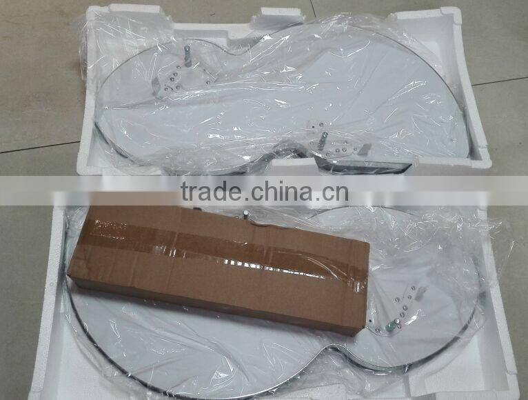 Made in China new kitchen hardware fitting lazy susan iron chrome swing trays