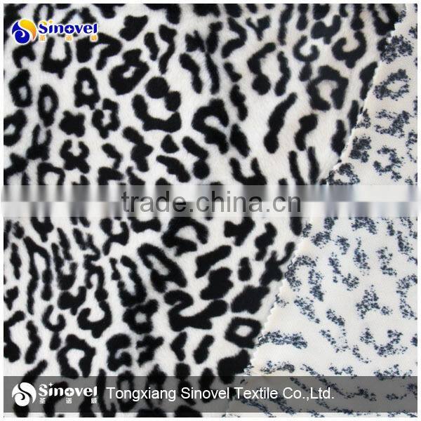 Animal Printed Short hair velvet