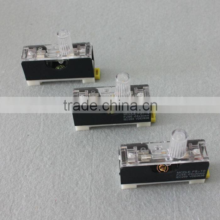 FS101 Fuse Holder Glass Fuse 6X30mm