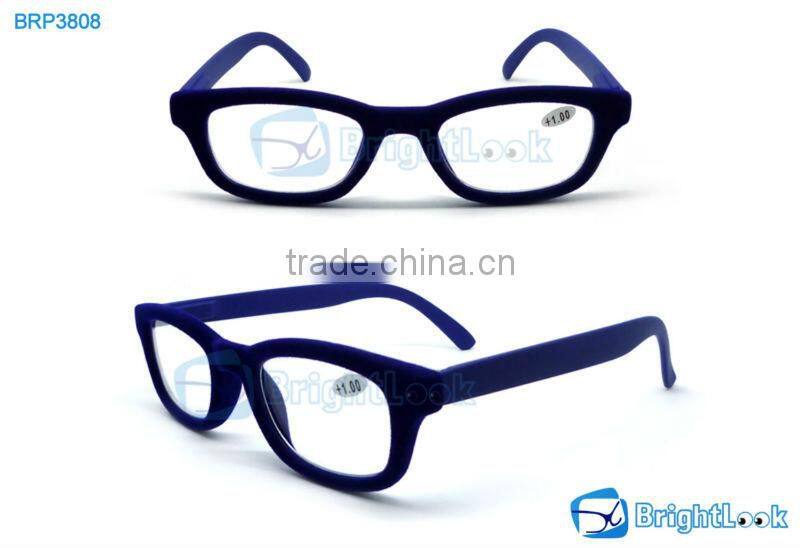Classical reading glasses optics,newest flock eyeglasses ,flocking reading glasses/readers eyewear