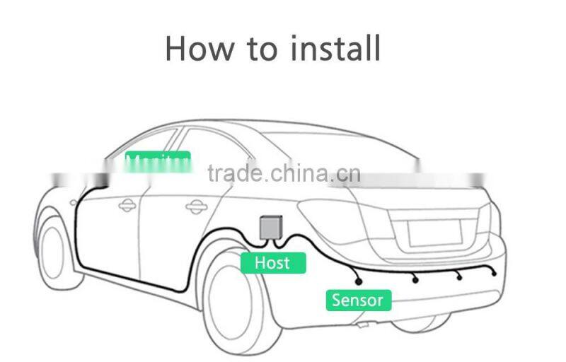 bibi alert Car Parking sensor /18mm-22mm sensors LED parking sensor system /parking sensor system