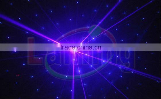 LV658RB Twinkling "Moving Head" RB Laser Red: 100mW, Violet blue: 100mW