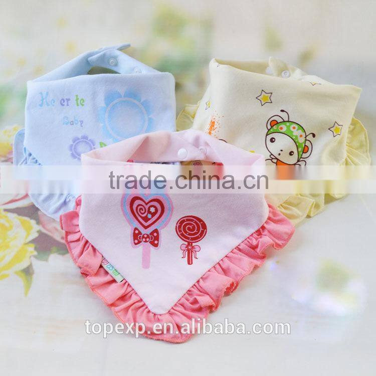 Christmas multifunction new design cotton baby triangle scarf bandana