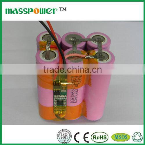 11.1 volt 5200mAh lithium li ion battery