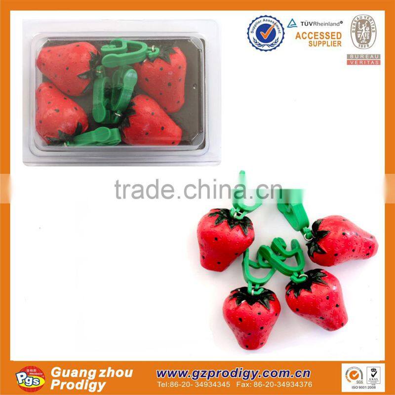 stawberry design plastic table cloth clip/ tablecloth clamp