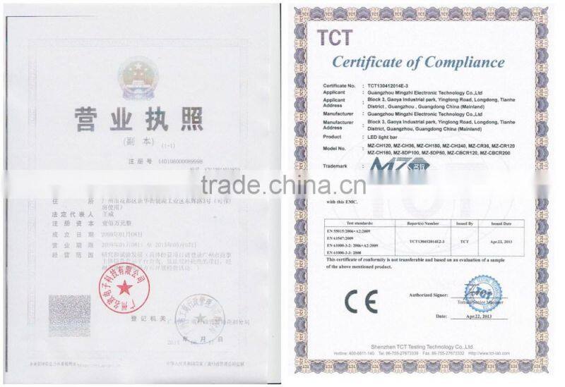 MZ 09A 180W 240W 288W 300WCurved LED off road bar light, 60*3W 32.3 inch Combo auto lighting, led automotive light led headlight