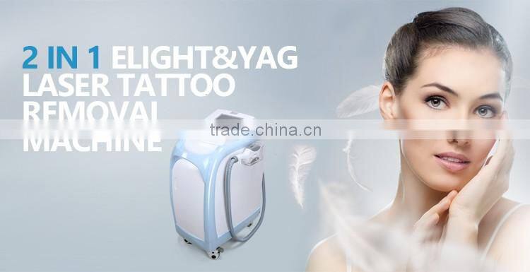 Professional beauty machine removal hair multifunction rf nd yag laser ipl hair removal machine