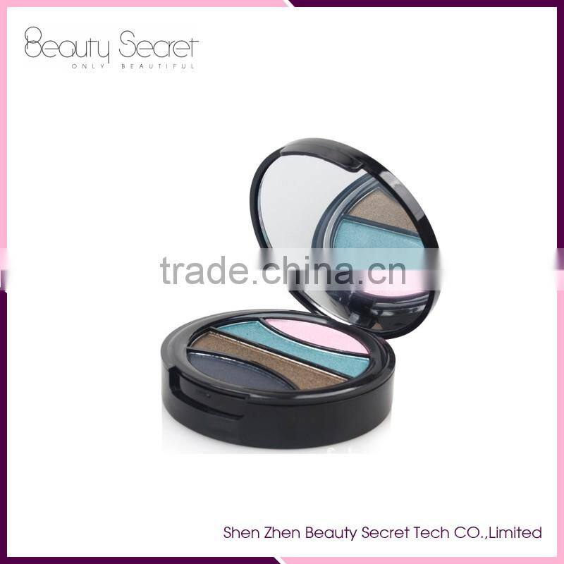 Hot!! Professional 4 color eyeshadow in bronz palette with makeup tool