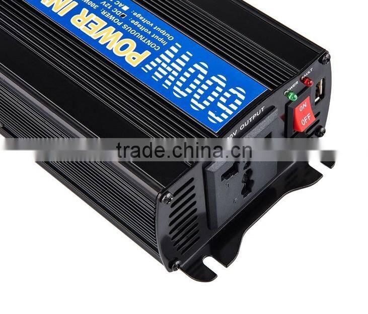 Hot saling 600W Car Power Inverter 12V/24V to 220V