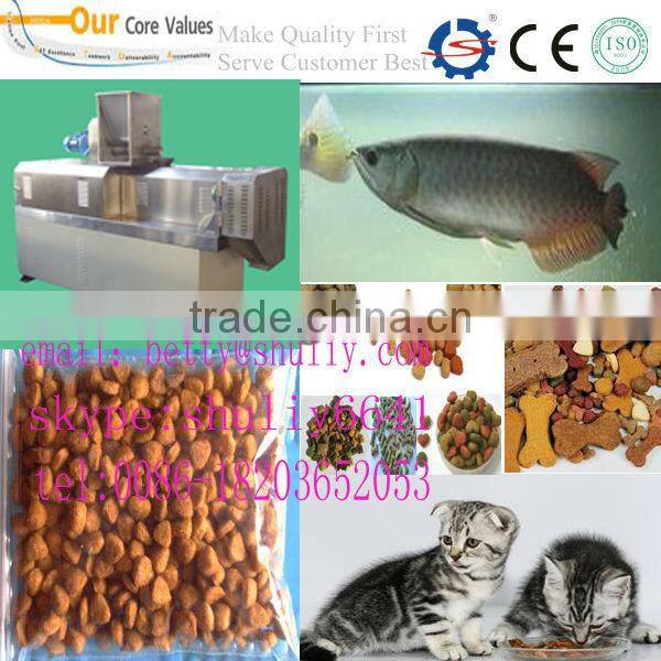 pet food extruding machine/ dog food production line