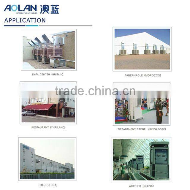 Evaporative air conditoner window for room cooling