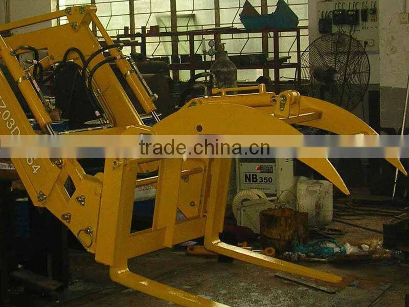 tractor accessory/Attachment front loader,backhoe,timber grab,Grass Fork,Pallet Fork