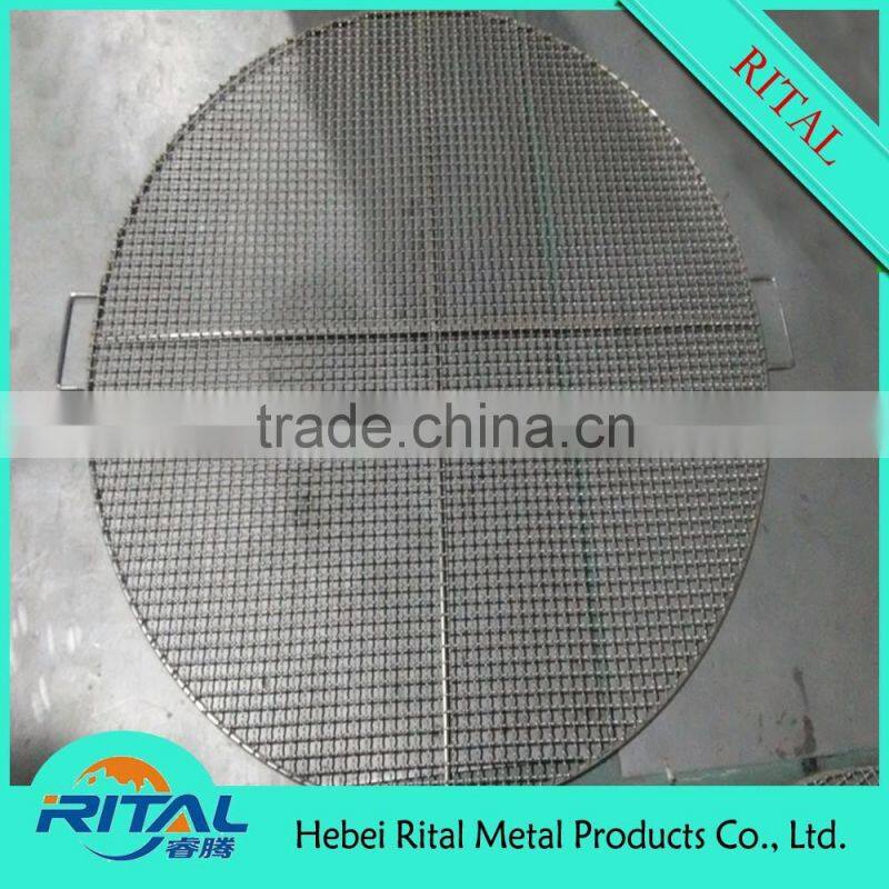 China Supplier Stainless Steel Crimped BBQ Wire Mesh Net