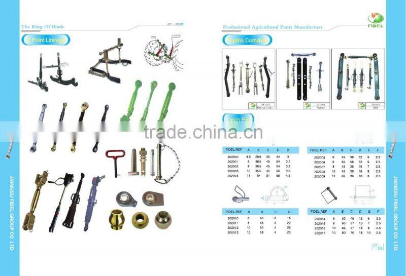 TOPLINK LINKAGE ASSEMBLY TRACTOR LINK PIN